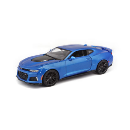 mais 31512 2018 masinuta maisto chevrolet camaro zl1 2017 124 albastru 2