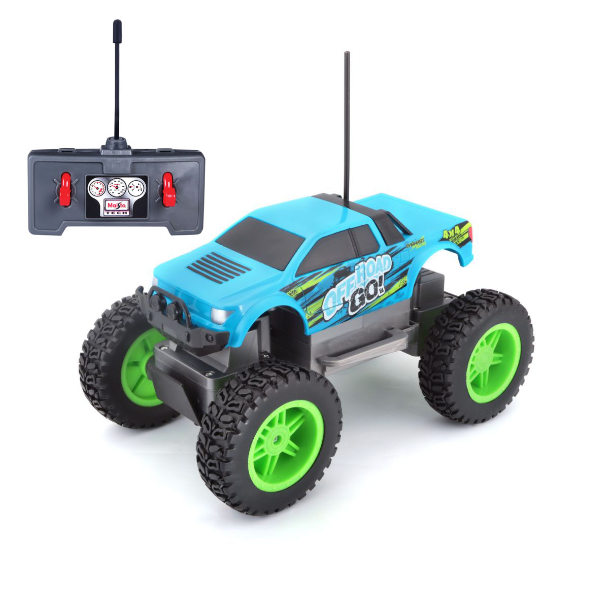 Masinuta cu telecomanda, Maisto Tech Off Road Go, Albastru, 27 Mhz