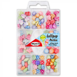 Margele colorate pentru bratari si coliere, 17 gr, Lollipop