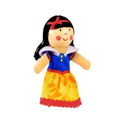 marioneta deget alba ca zapada pentru teatru papusi finger puppet 3 ani fiesta 1