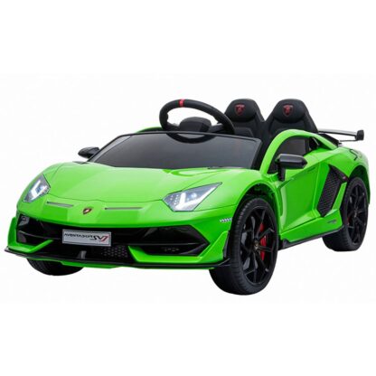 masinuta electrica chipolino lamborghini aventador svj green cu roti eva 1