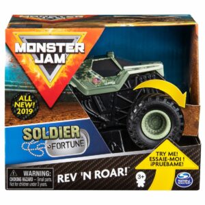 Masinuta Monster Jam, Scara 1:43, Soldier Fortune Rev N Roar