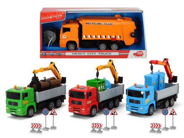 masinuta utilitara dickie toys city truck 6