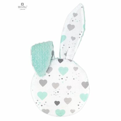 miminu perna bebelusi cu urechi minky mint hearts mint 1056733 4