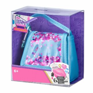 Mini gentuta de mana cu 6 surprize, Real Littles, Handbag, S3, Albastru
