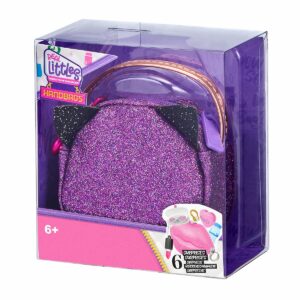 Mini gentuta de mana cu 6 surprize, Real Littles, Handbag, S3, Mov
