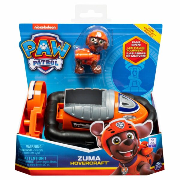 Masinuta cu figurina Paw Patrol, Zuma Hovercraft, 20114326