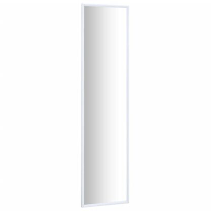 oglinda alb 120x30 cm 1