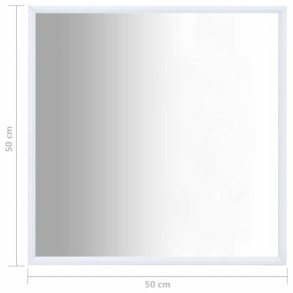 oglinda alb 50x50 cm 4