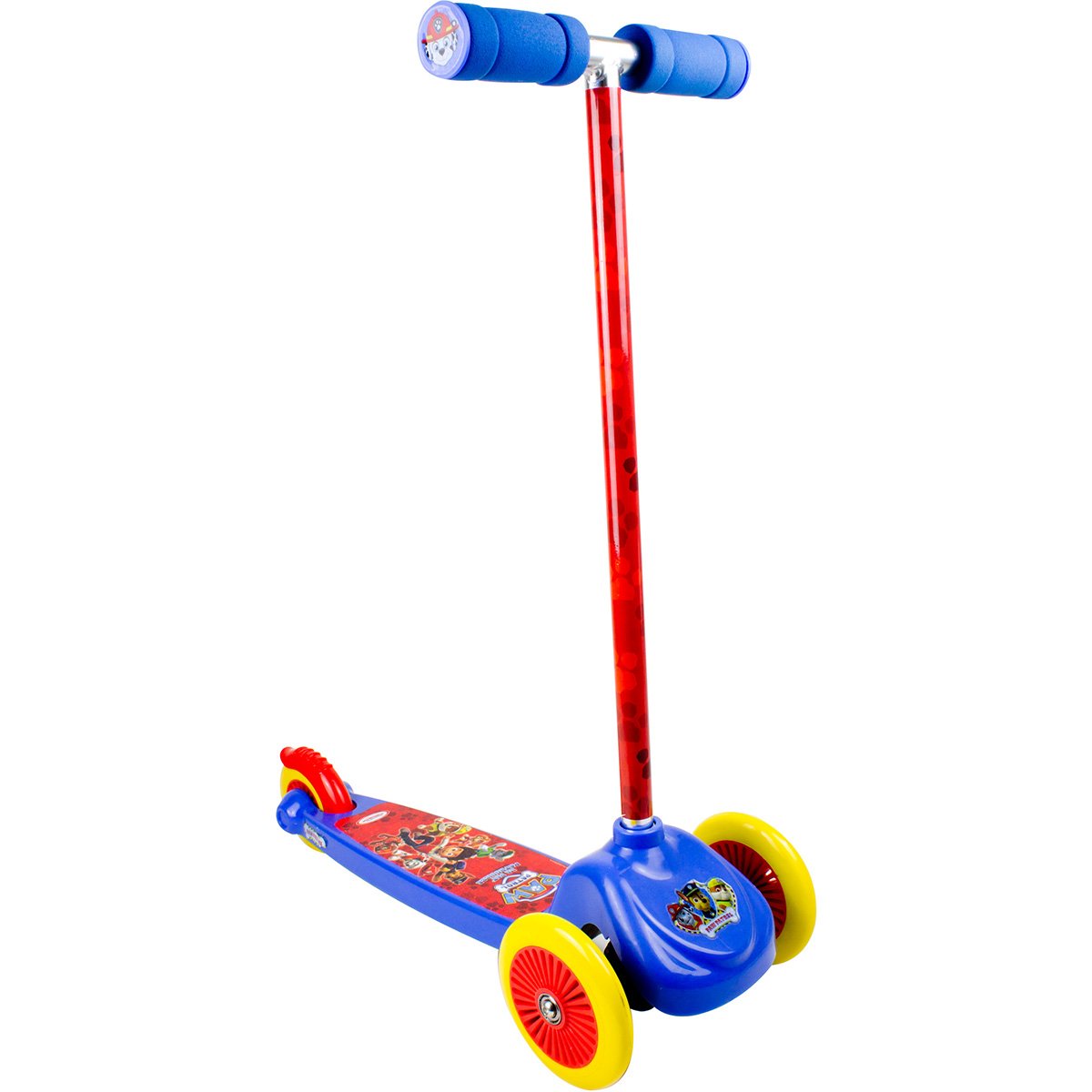 Trotineta cu 3 roti si ghidon flexibil Paw Patrol, Albastru