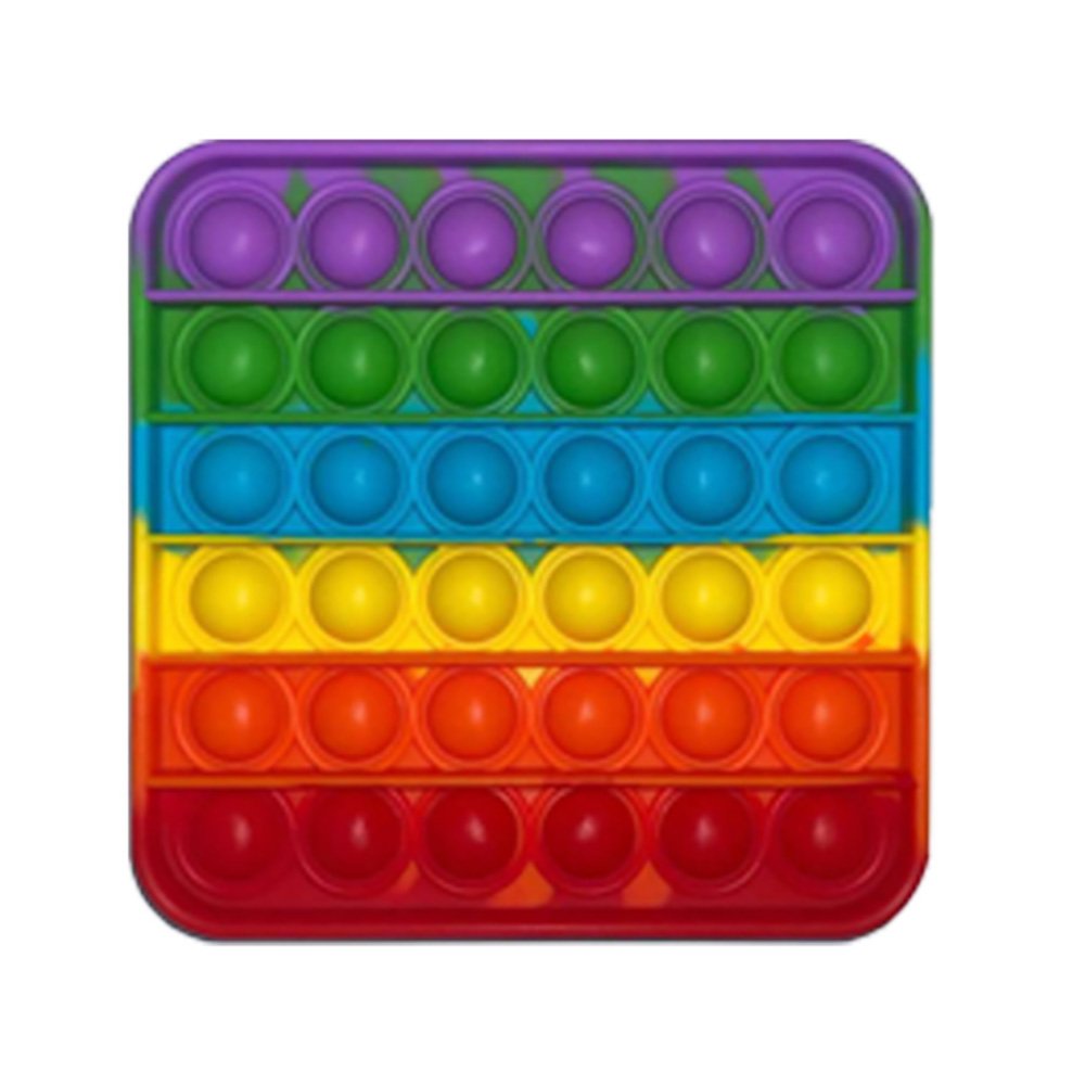 Jucarie antistres Pop It Now, Forma patrata, Multicolor 1 Jucarie antistres Pop It Now, Forma patrata, Multicolor