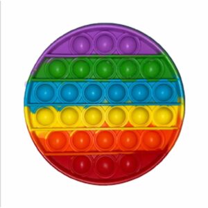 Jucarie antistres Pop It Now, Forma rotunda, Multicolor