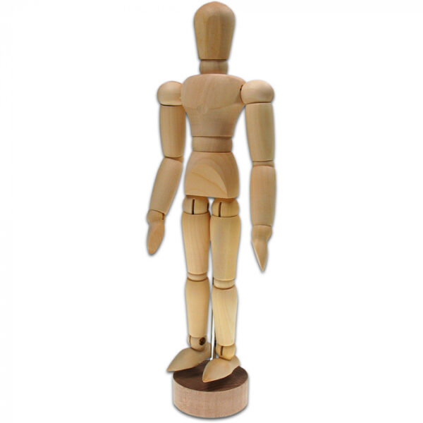 Manechin din lemn de ienupar, 15 cm
