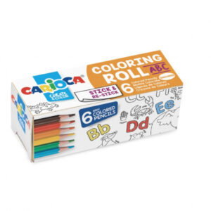 Rola de colorat, cu adeziv si creioane incluse - Litere