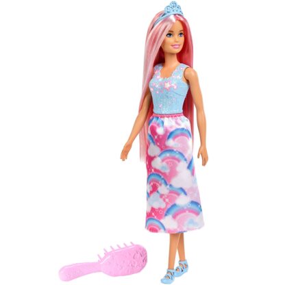 papusa barbie dreamtopia cu perie 1