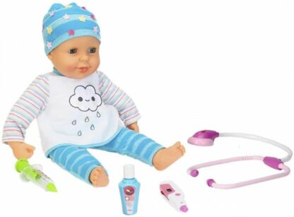 papusa bebe 48 cm falca cu functii si accesorii doctor