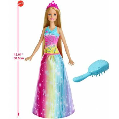 papusa mattel barbie dreamtopia printesa cu perie 2