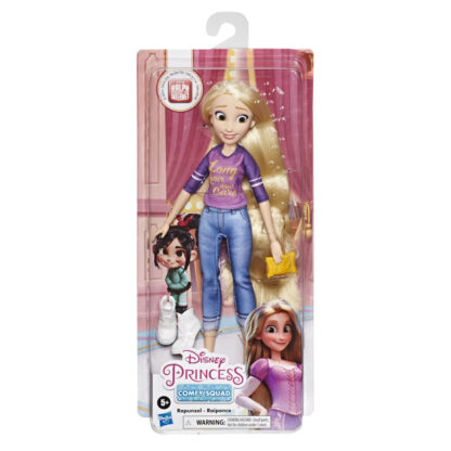 papusa printesa rapunzel colectia comfy squad