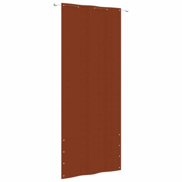 Paravan de balcon, caramiziu, 100x240 cm, tesatura oxford