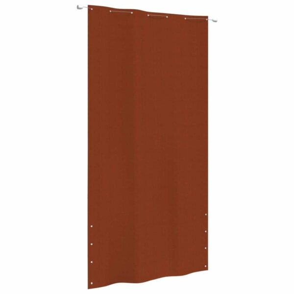 Paravan de balcon, caramiziu, 140x240 cm, tesatura oxford