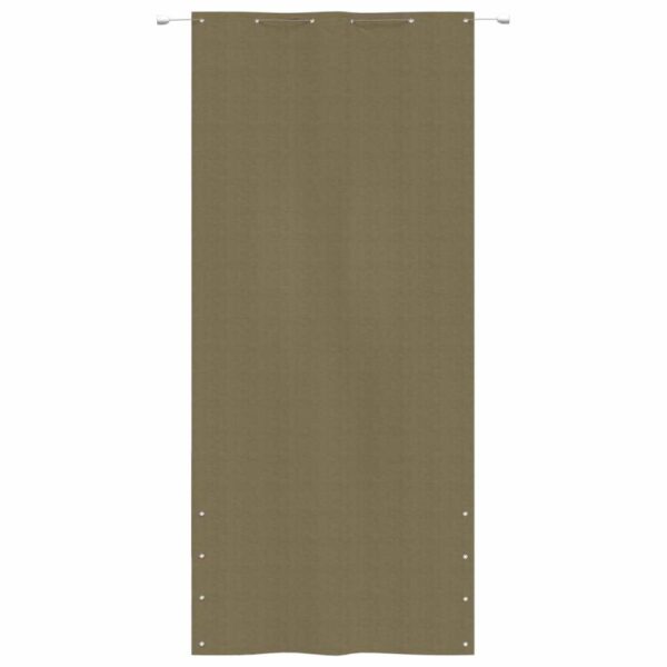 Paravan de balcon, gri taupe, 120x240 cm, tesatura oxford - imagine 2