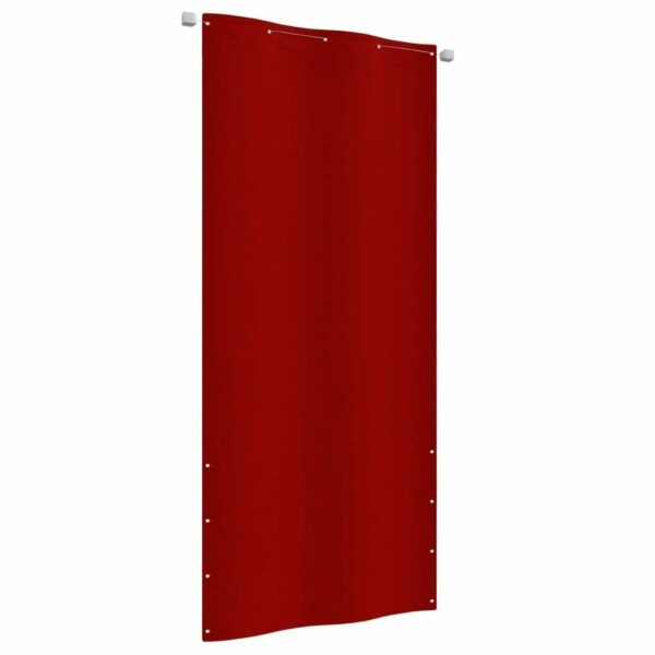 Paravan de balcon, rosu, 100 x 240 cm, tesatura oxford