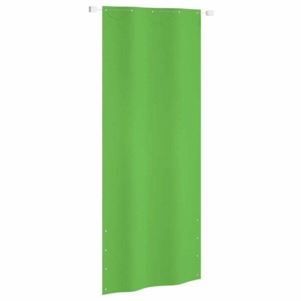 Paravan de balcon, verde deschis, 100x240 cm, tesatura oxford