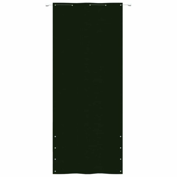 Paravan de balcon, verde inchis, 100x240 cm, tesatura oxford - imagine 2