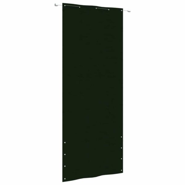 Paravan de balcon, verde inchis, 100x240 cm, tesatura oxford