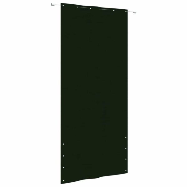 Paravan de balcon, verde inchis, 120x240 cm, tesatura oxford