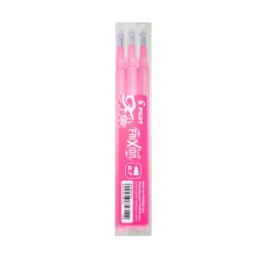 Rezerva roller Pilot Frixion Ball, 0.7 mm, roz, (set 3 bucati)