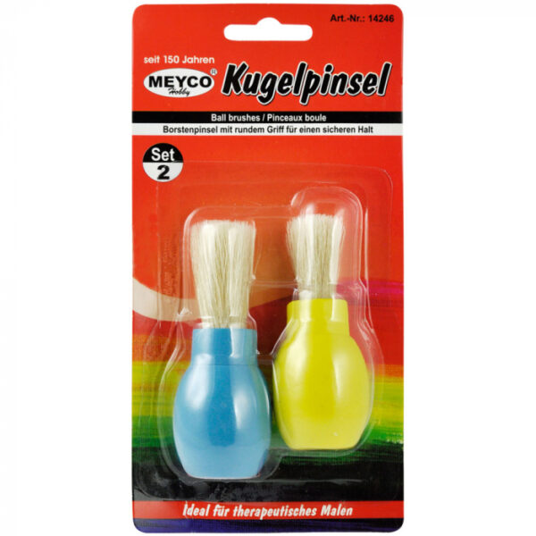 Pensule baby, din par natural, 2 buc