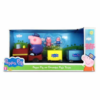 pep05034 001w set figurine peppa pig trenuletul lui grandpa pig 2