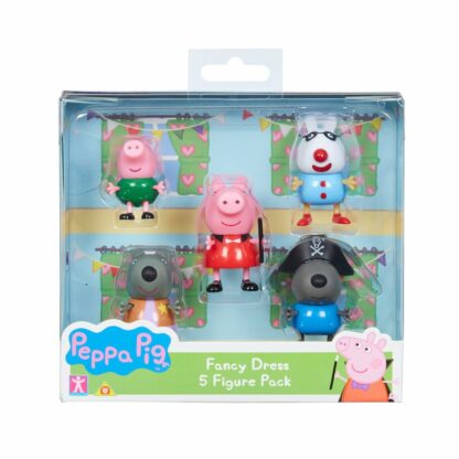 pep06667 001w set 5 figurine peppa pig fancy dress w2 1