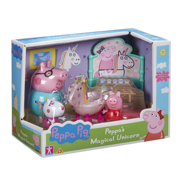 pep07171 001w set figurine peppa pig magical unicorn 1 1
