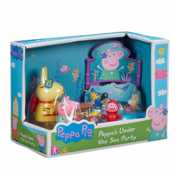 pep07172 001w set figurine peppa pig under the sea party 2