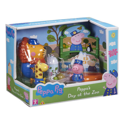 pep07173 001w set figurine peppa pig zoo aaa