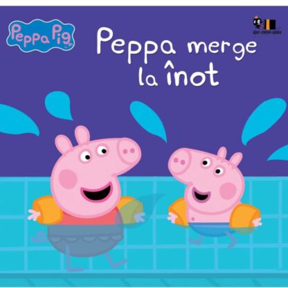 peppa pig peppa merge la inot cartea cu genius necartonat s cover huge