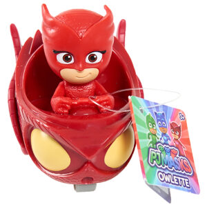 Set figurina cu mini vehicul Bufni-Planor Pj Masks