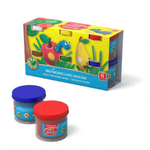Plastilina Bio foarte moale, cu Aloe Vera, 6 culori x100g