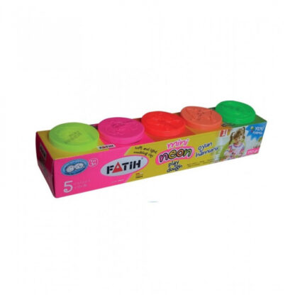 plastilina usoara modeling dough neon 5x50 g fatih 16802 6932