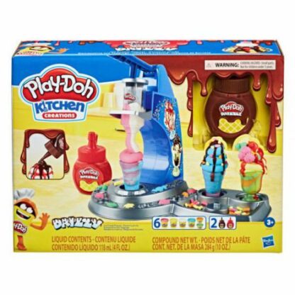 playdoh super setul de inghetata cu topping