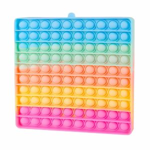 Jucarie antistres Pop It Now, Patrat, Multicolor
