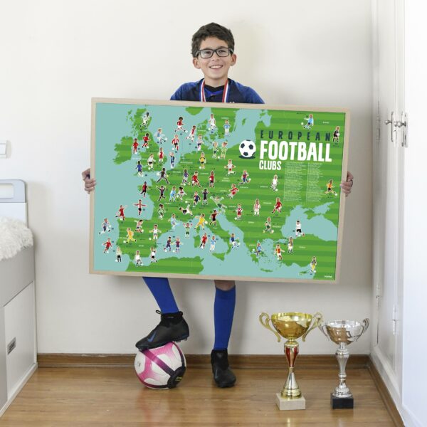 Joc educativ cu stickere repozitionabile fotbal poppik - imagine 5