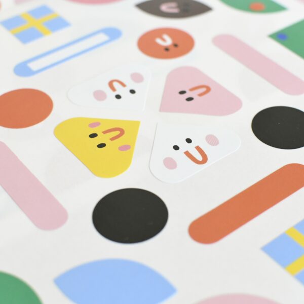 Joc creativ cu stickere natura poppik - imagine 3