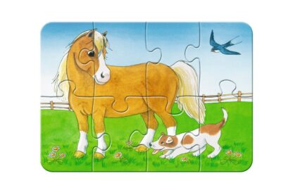 primul meu puzzle ravensburger animale de la ferma 2 4 6 8 piese 4