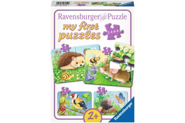 primul meu puzzle ravensburger animale din padure 2 4 6 8 piese 1