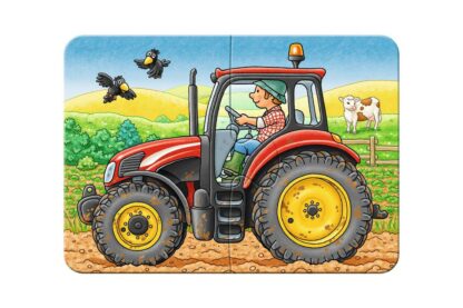 primul meu puzzle ravensburger utilaje agricole 2 4 6 8 piese