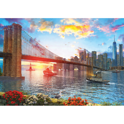 puzzle 1000 piese sunset on new york