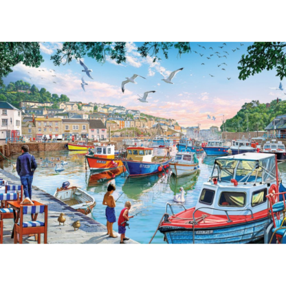 puzzle 1000 piese the little fishermen at the harbour steve crisp